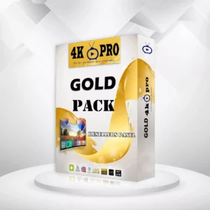 GOLD 4K PACK : 1 MONTH SUBSCRIPTION